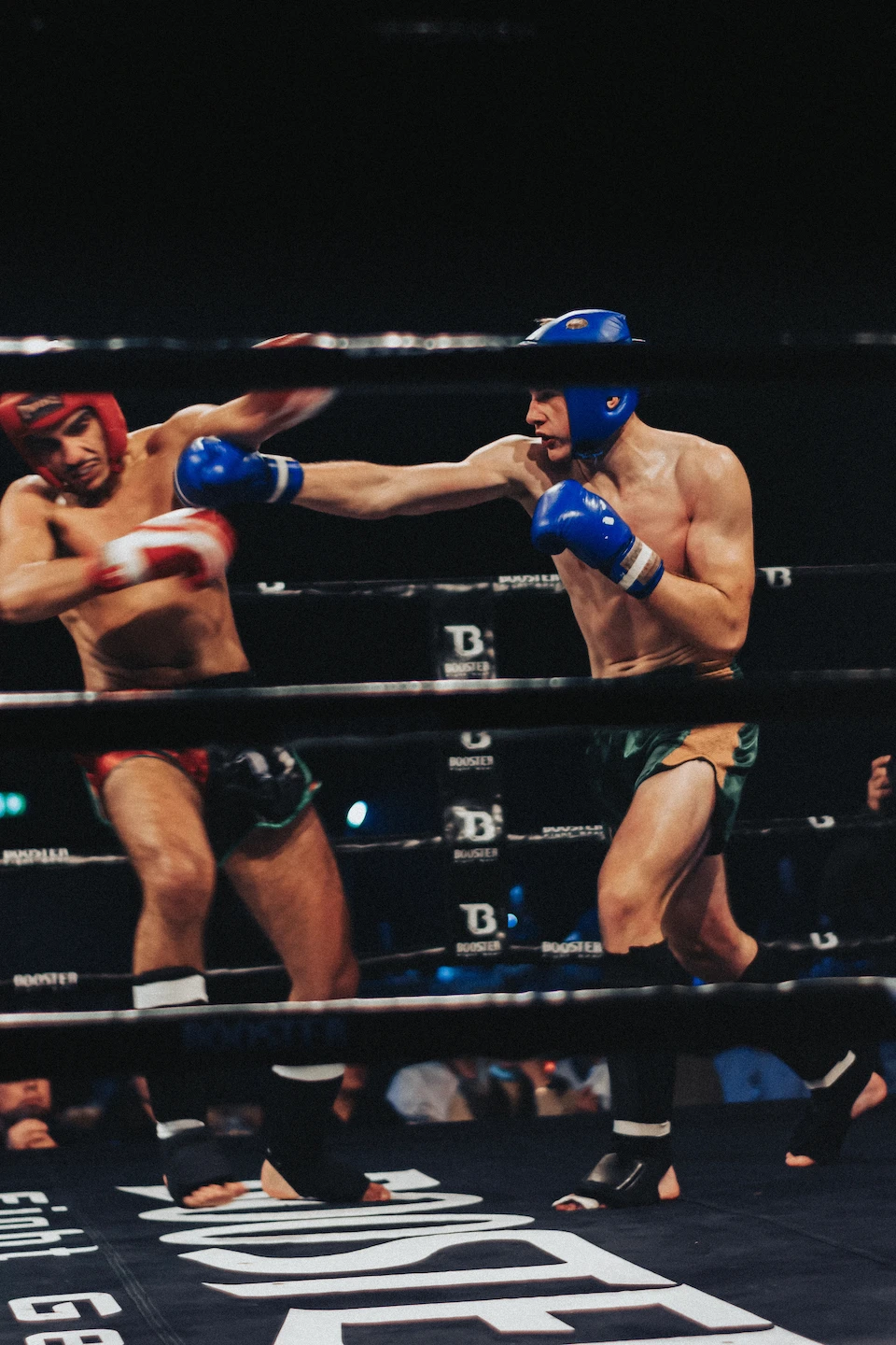 Bokskampioenen op de 'Battle Arena' in Waregem